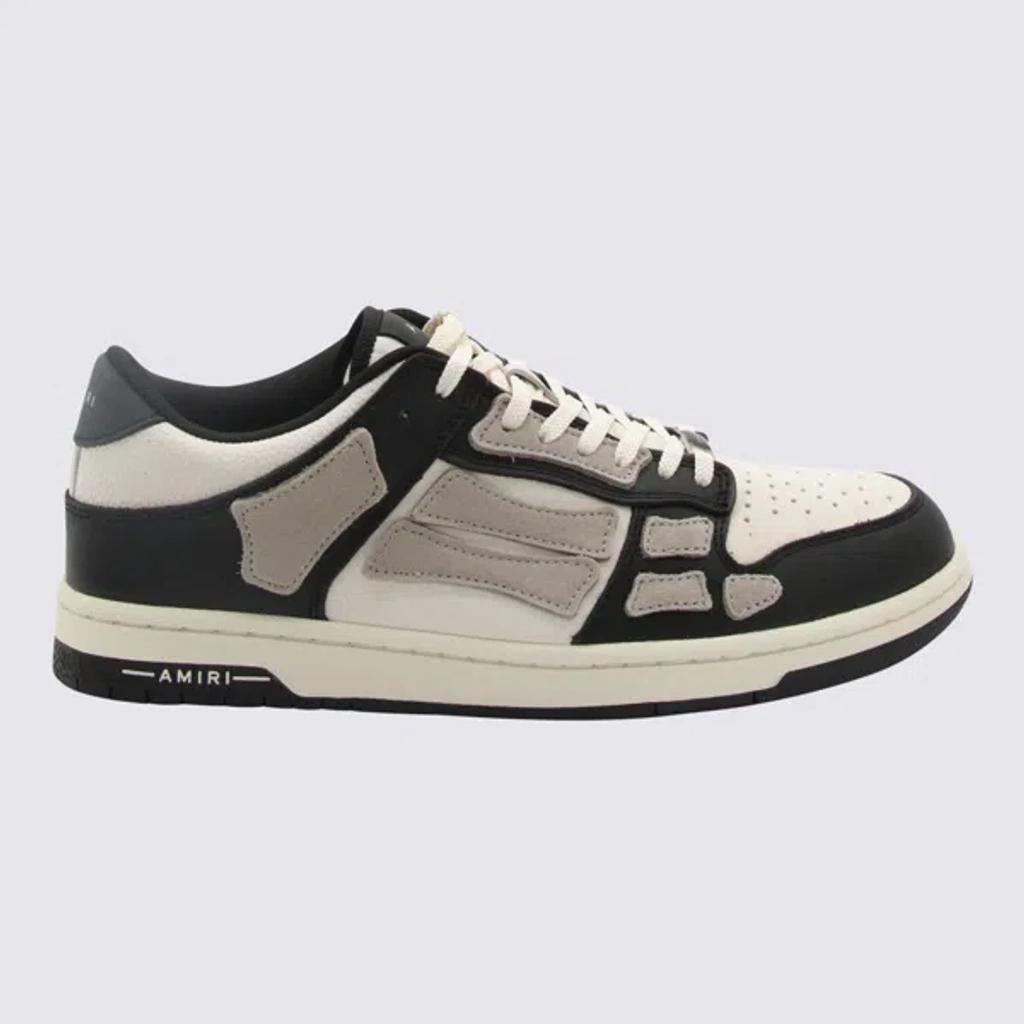 AMIRI Black Leather Sneakers In Grau Product Image