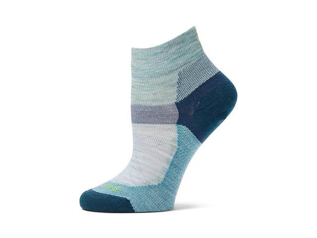 Smartwool Bike Zero Cushion Ankle Socks (Frosty ) Women's Crew Cut Socks Shoes Product Image