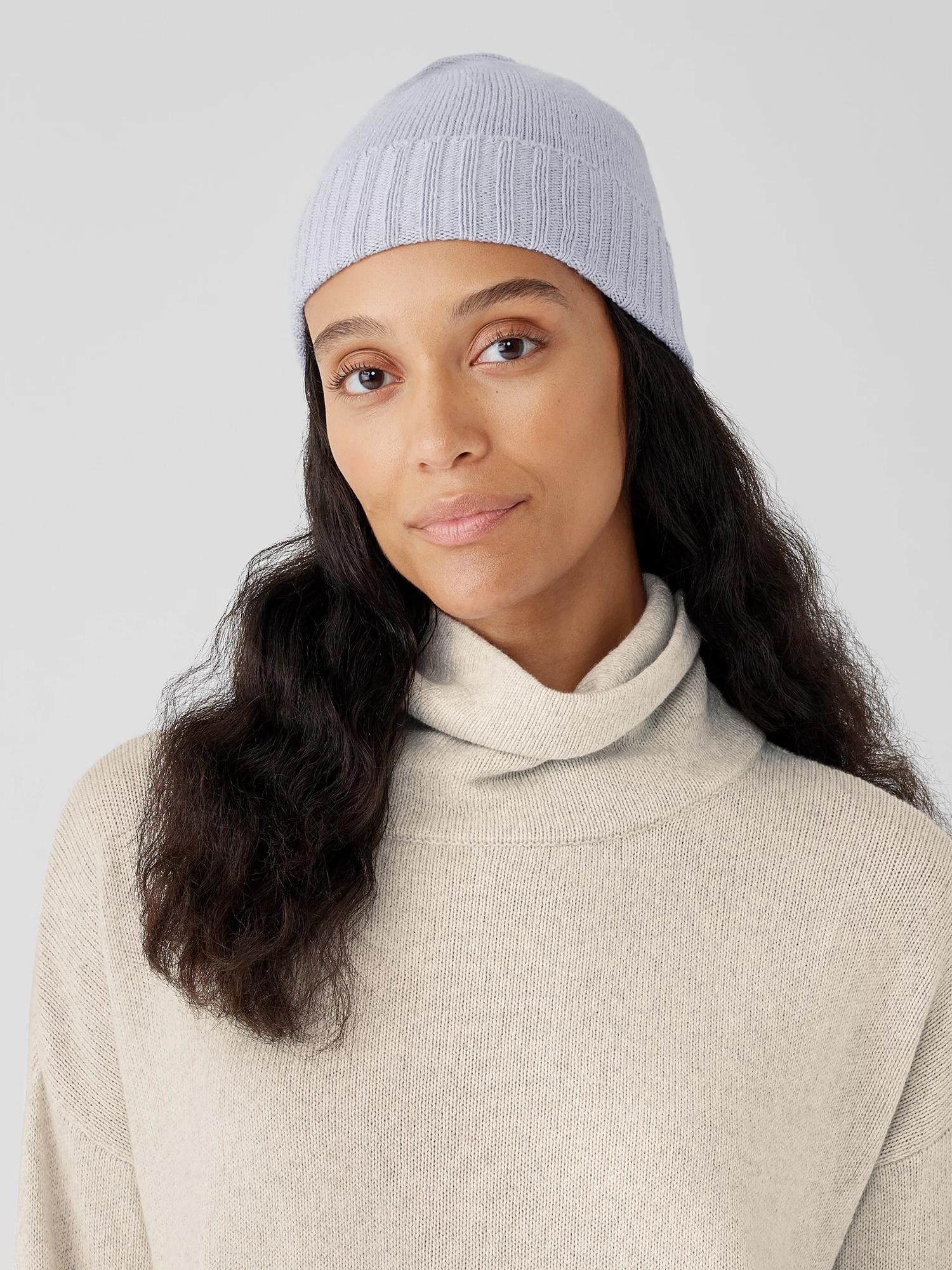 Cotton and Recycled Cashmere Hat product image