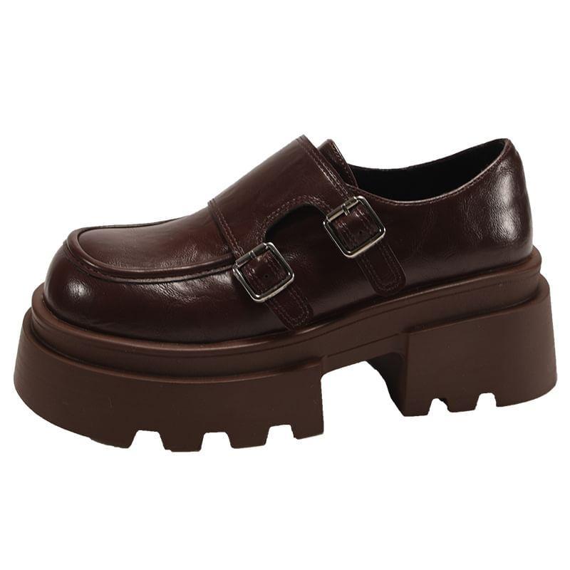 Platform Monk Strap Loafers product image