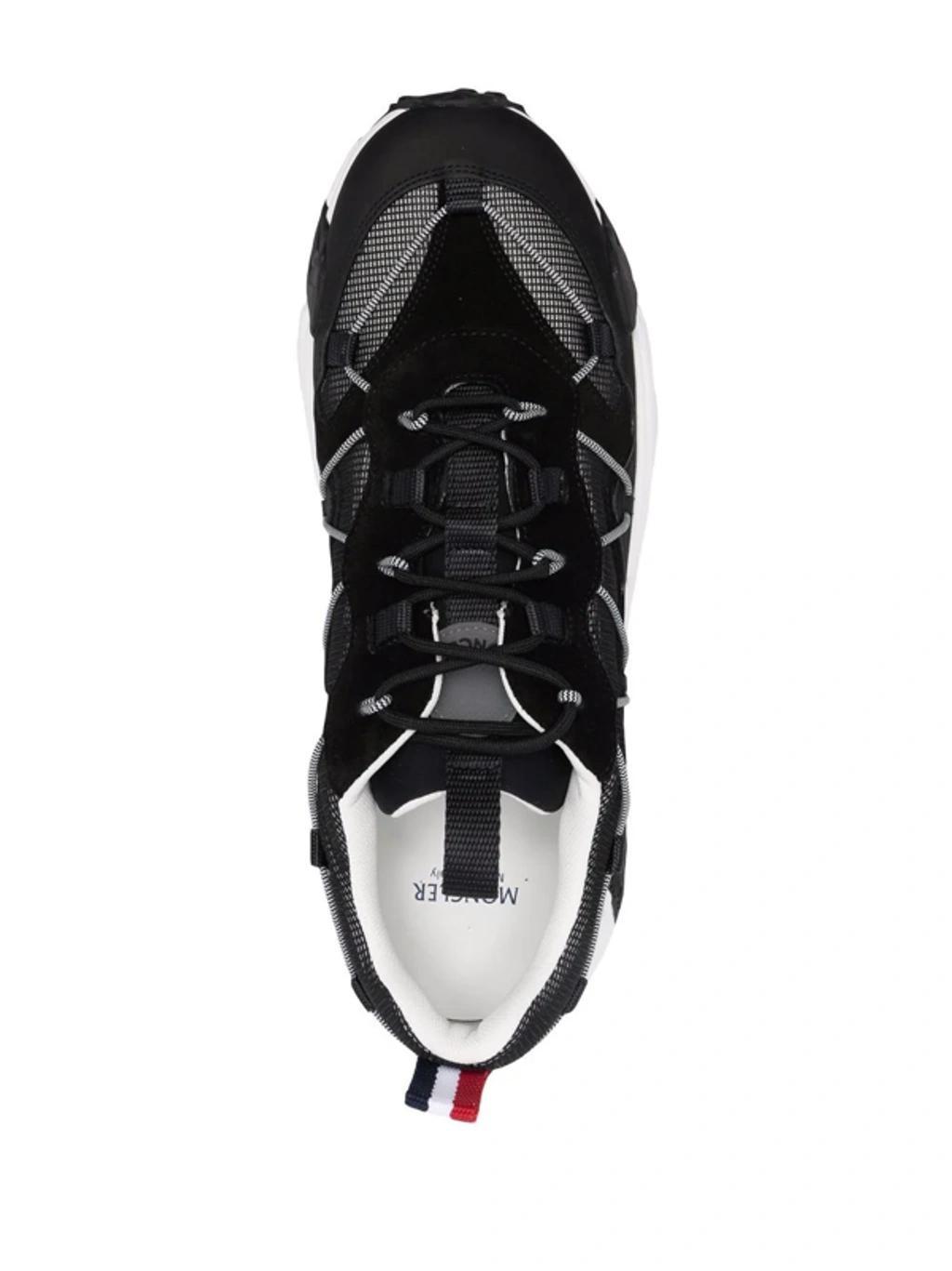 Chunky Lace-up Trainers In Black Product Image