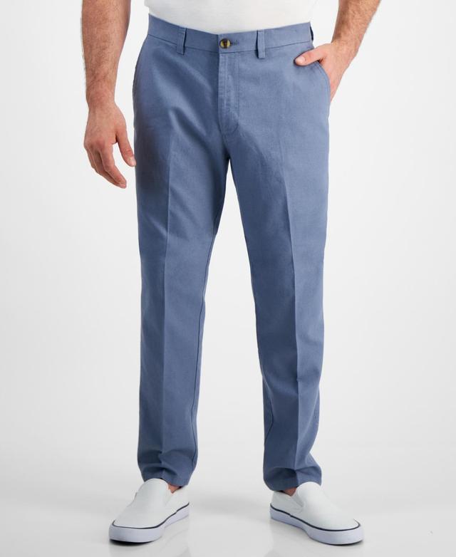 Kenneth Cole Reaction Mens Slim-Fit Linen Pants Product Image