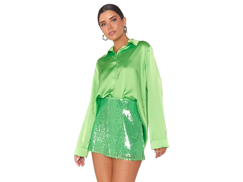 Show Me Your Mumu All Night Skort (Bright Sequins) Women's Skort Product Image