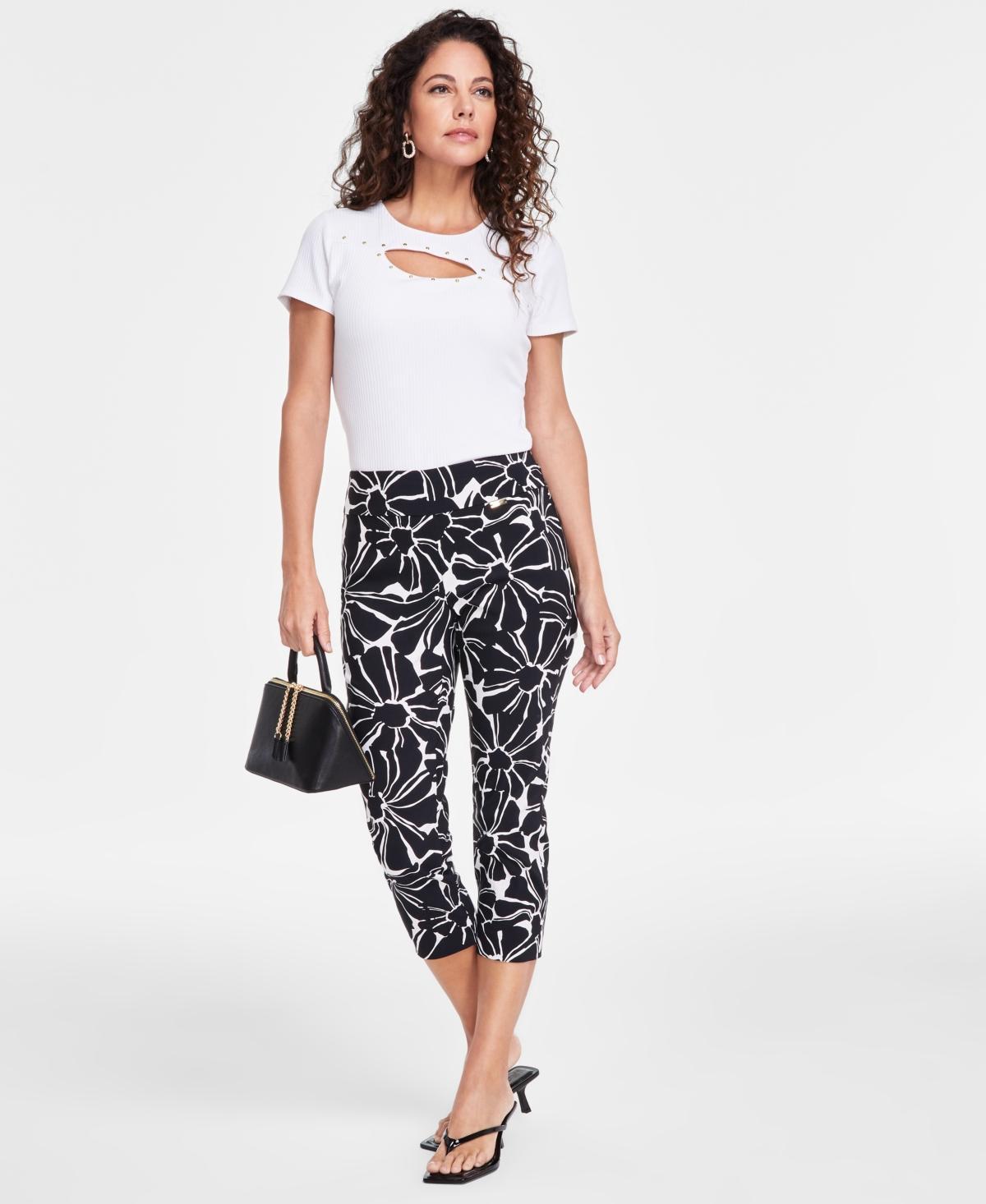 Women's Printed Capri Pants, Created for Macy's Product Image