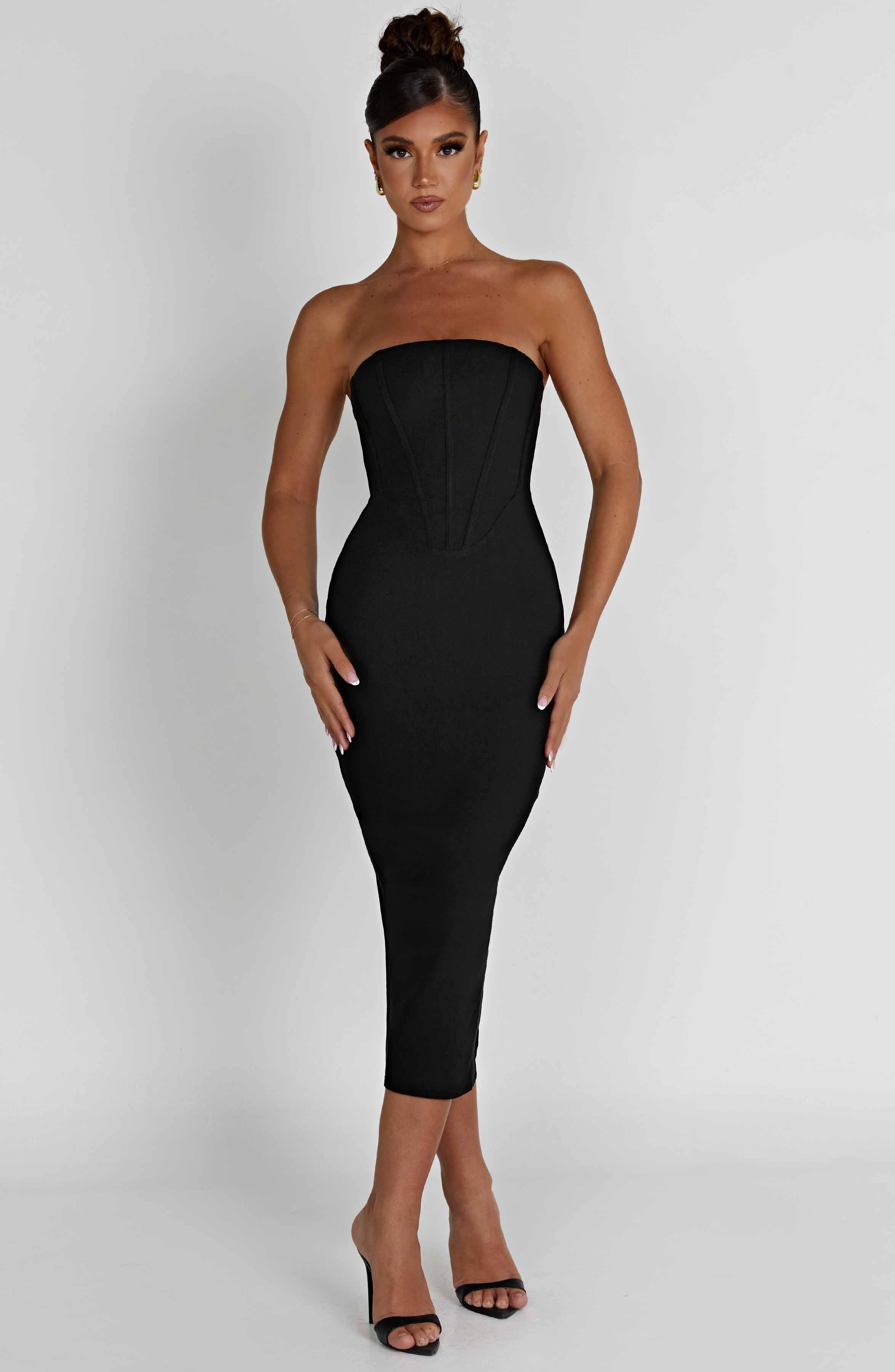 Amore Midi Dress - Black Product Image