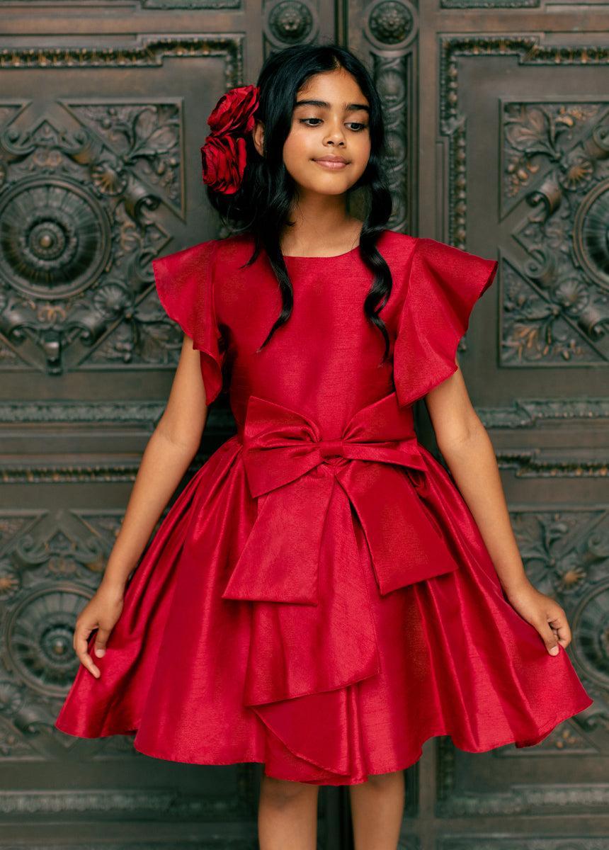 Camryn Dress in Scarlet Product Image