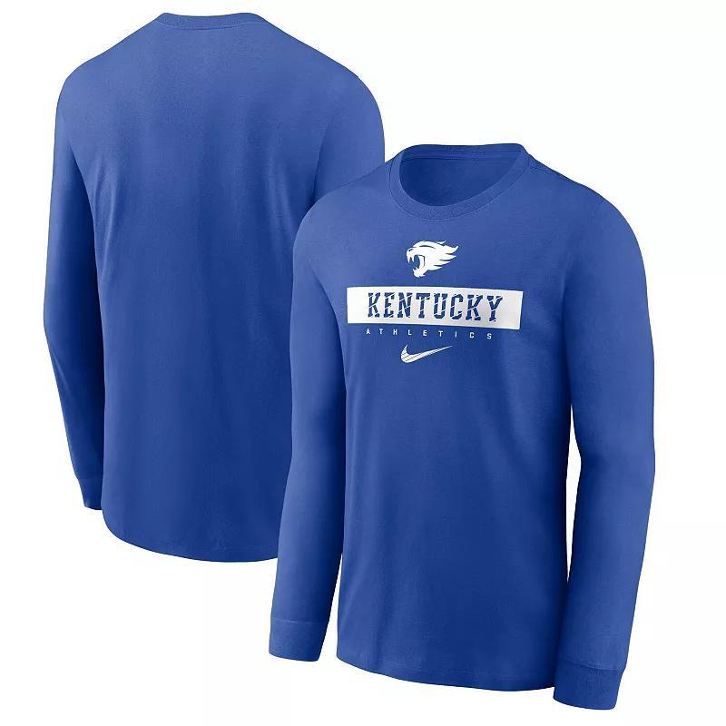 Mens Nike Royal Kentucky Wildcats 2024 Sideline Legend Performance Long Sleeve T-Shirt Product Image