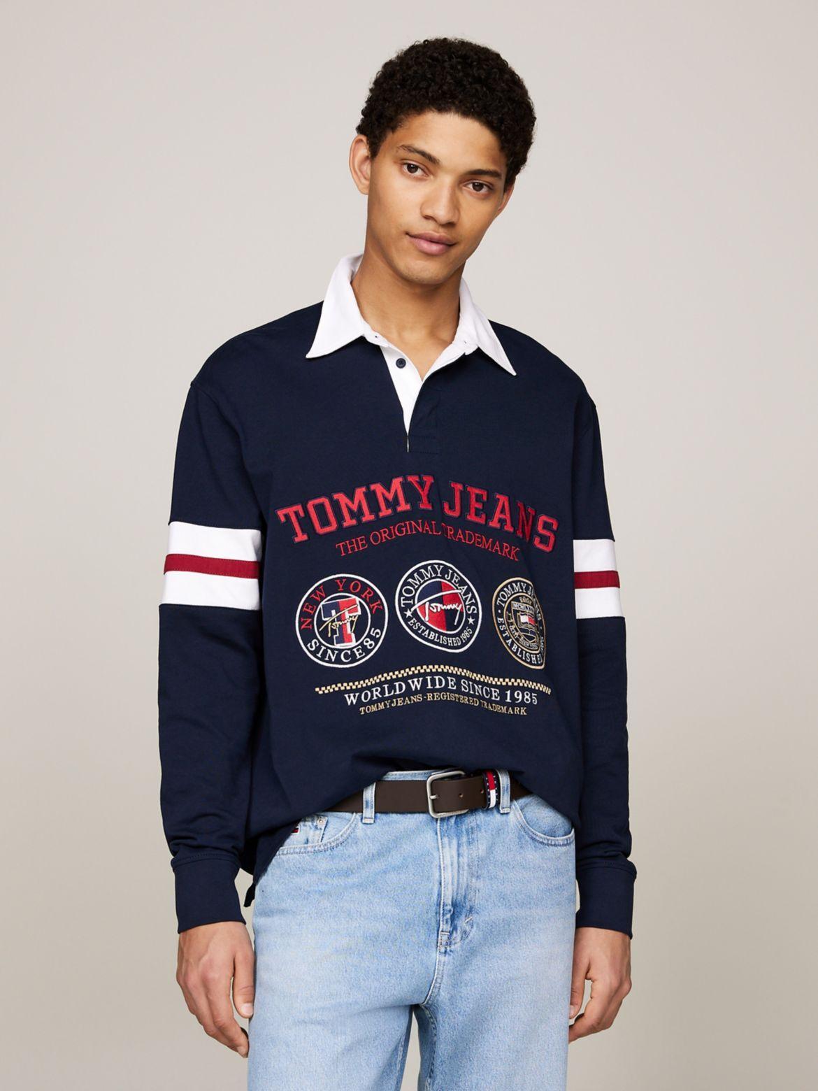 Tommy Hilfiger Men's Oversized TJ Luxe Rugby Polo Product Image