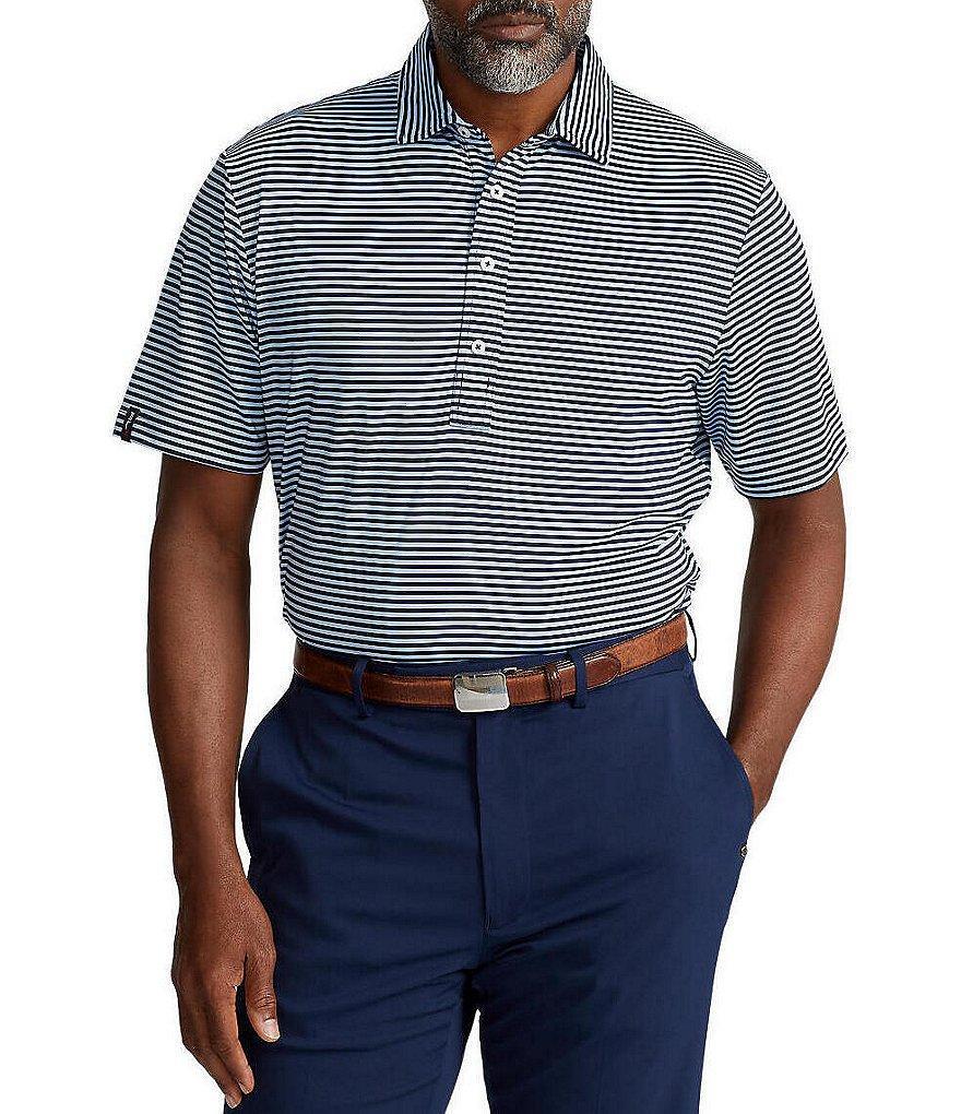 Polo Ralph Lauren RLX Golf Classic-Fit Stripe Performance Stretch Short-Sleeve Polo Shirt Product Image