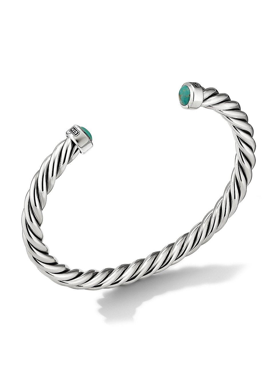 Mens Cable Cuff Bracelet Product Image