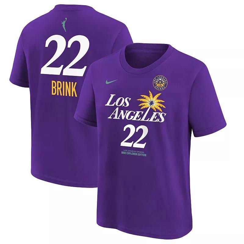 Cameron Brink Los Angeles Sparks Explorer Edition Nike Mens WNBA T-Shirt Product Image