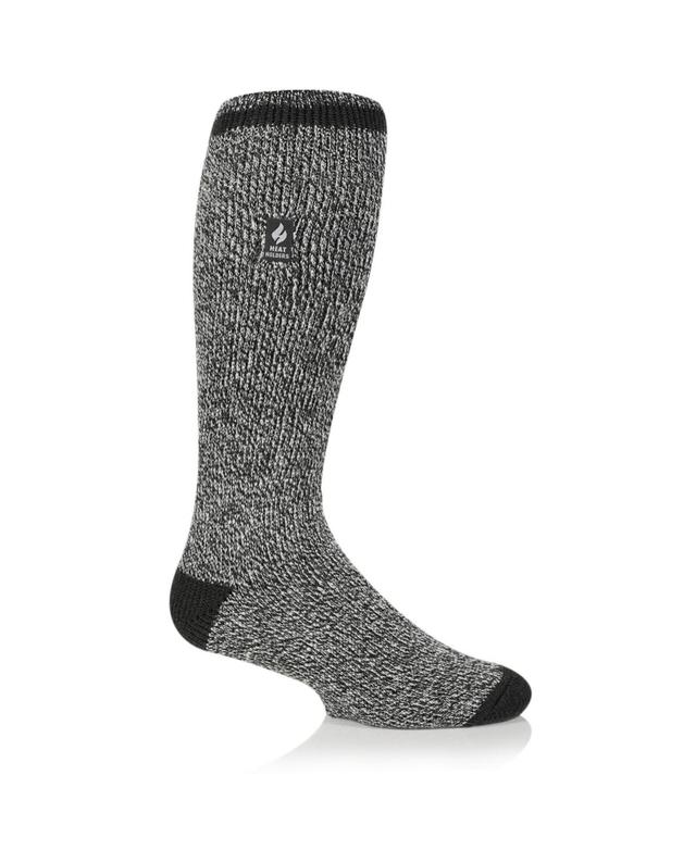 Heat Holders Mens Gabriel Twist Long Cotton Sock - Charcoal Product Image