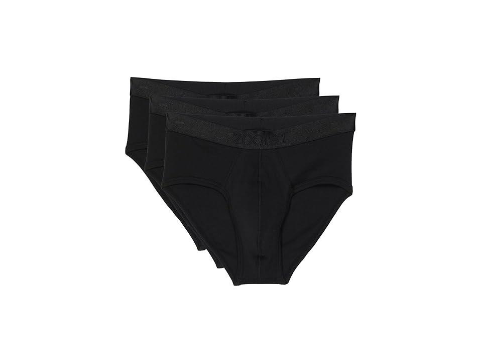 2(X)IST 3-Pack Pima Cotton Contour Pouch Brief Men's Underwear Product Image