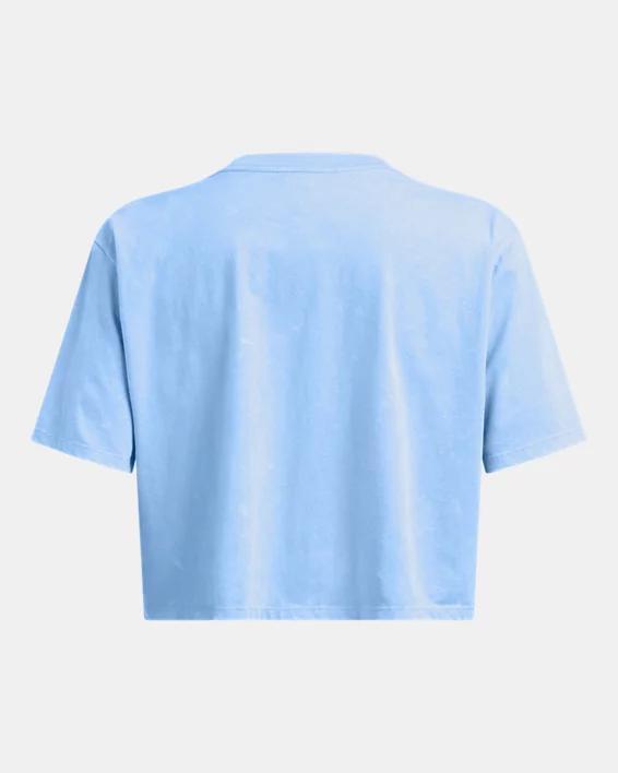 Women's UA Wash Logo Boxy Crop Short Sleeve Product Image