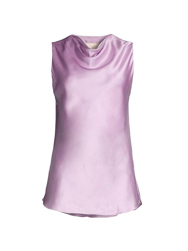 Womens Horizon Silk Cowlneck Top Product Image