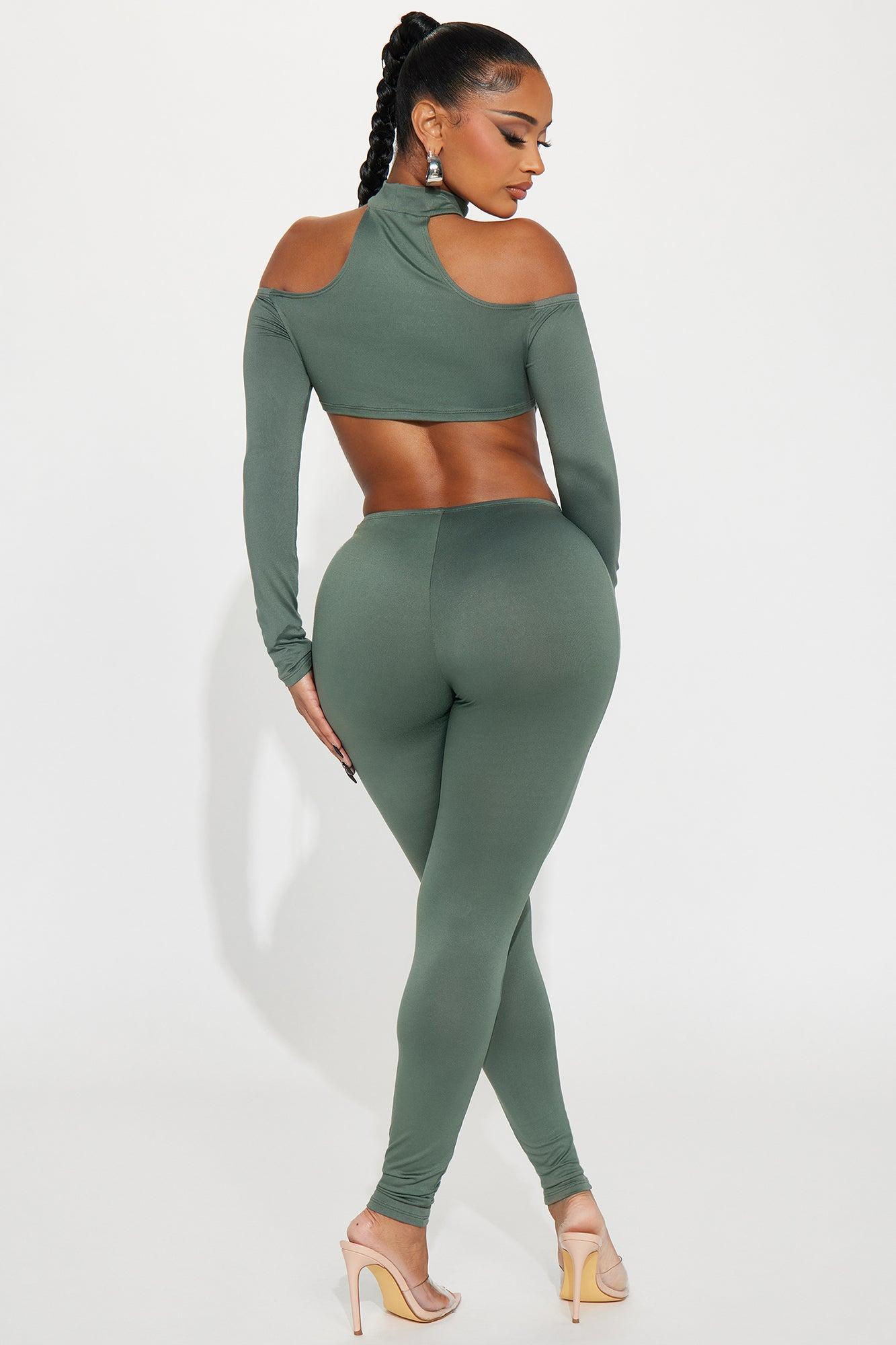 Ready For Love Jumpsuit  - Olive Product Image