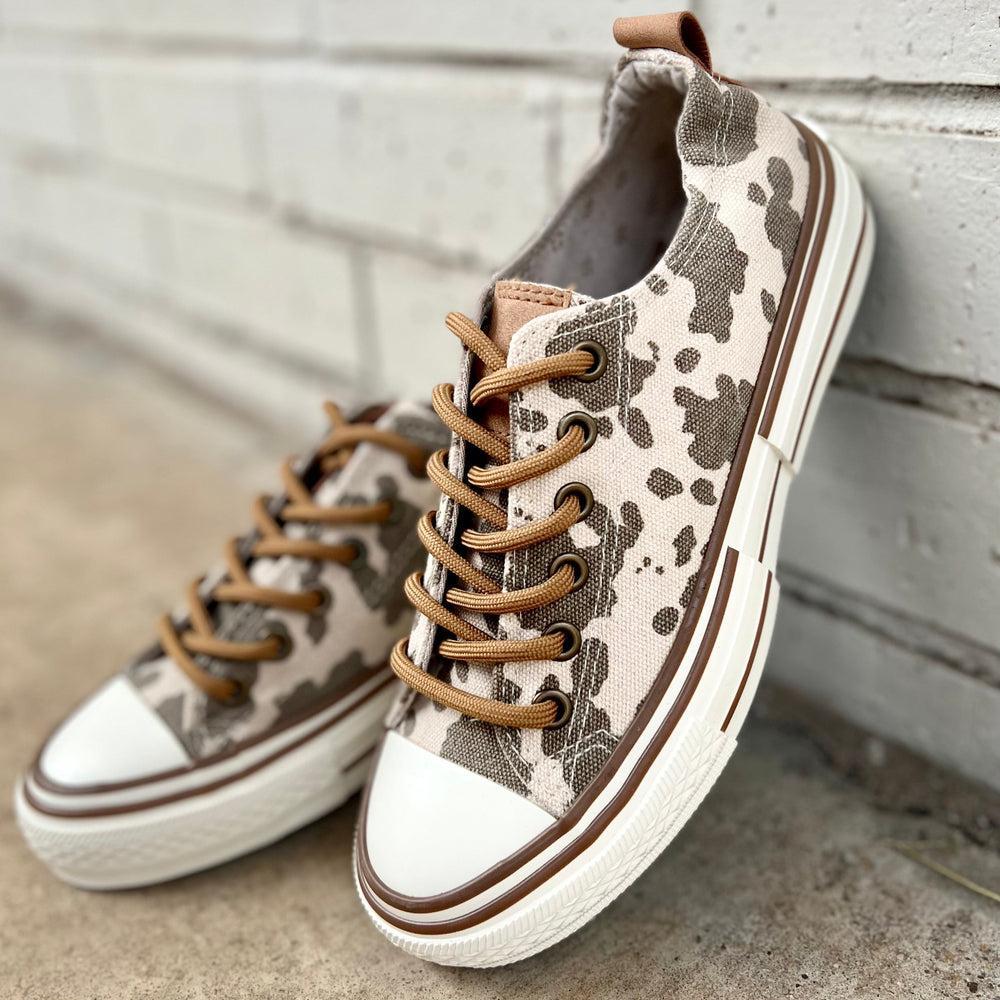 Mooing Driana Cream & Brown Sneakers* Product Image