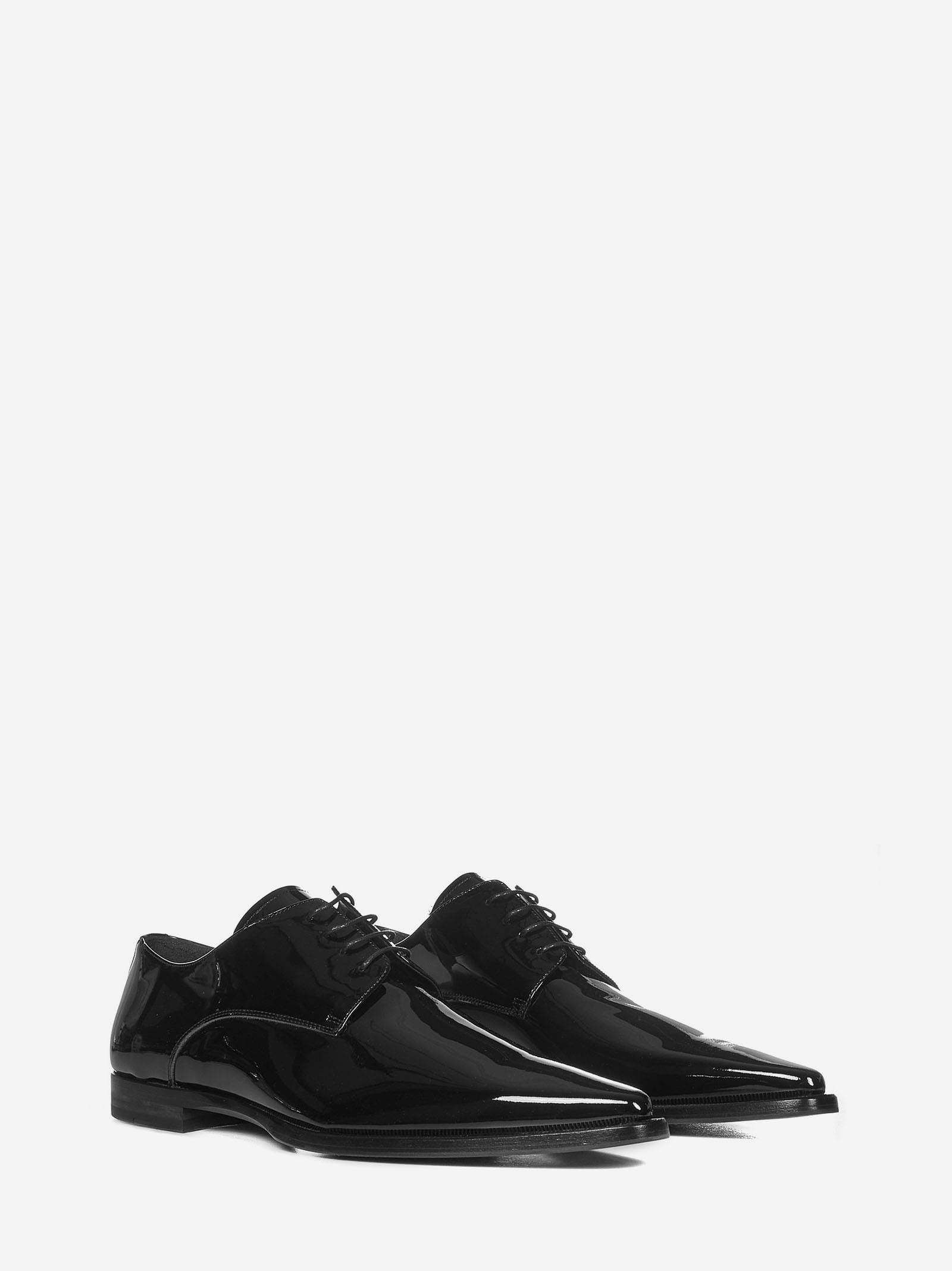 DSQUARED2 Ibra Tapered Toe Lace In Negro Product Image