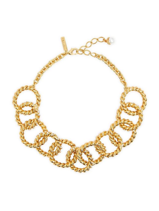 Womens Goldtone & Imitation Pearl Rope Chain Necklace Product Image