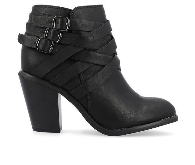 Women's Journee Collection Strap Booties Product Image