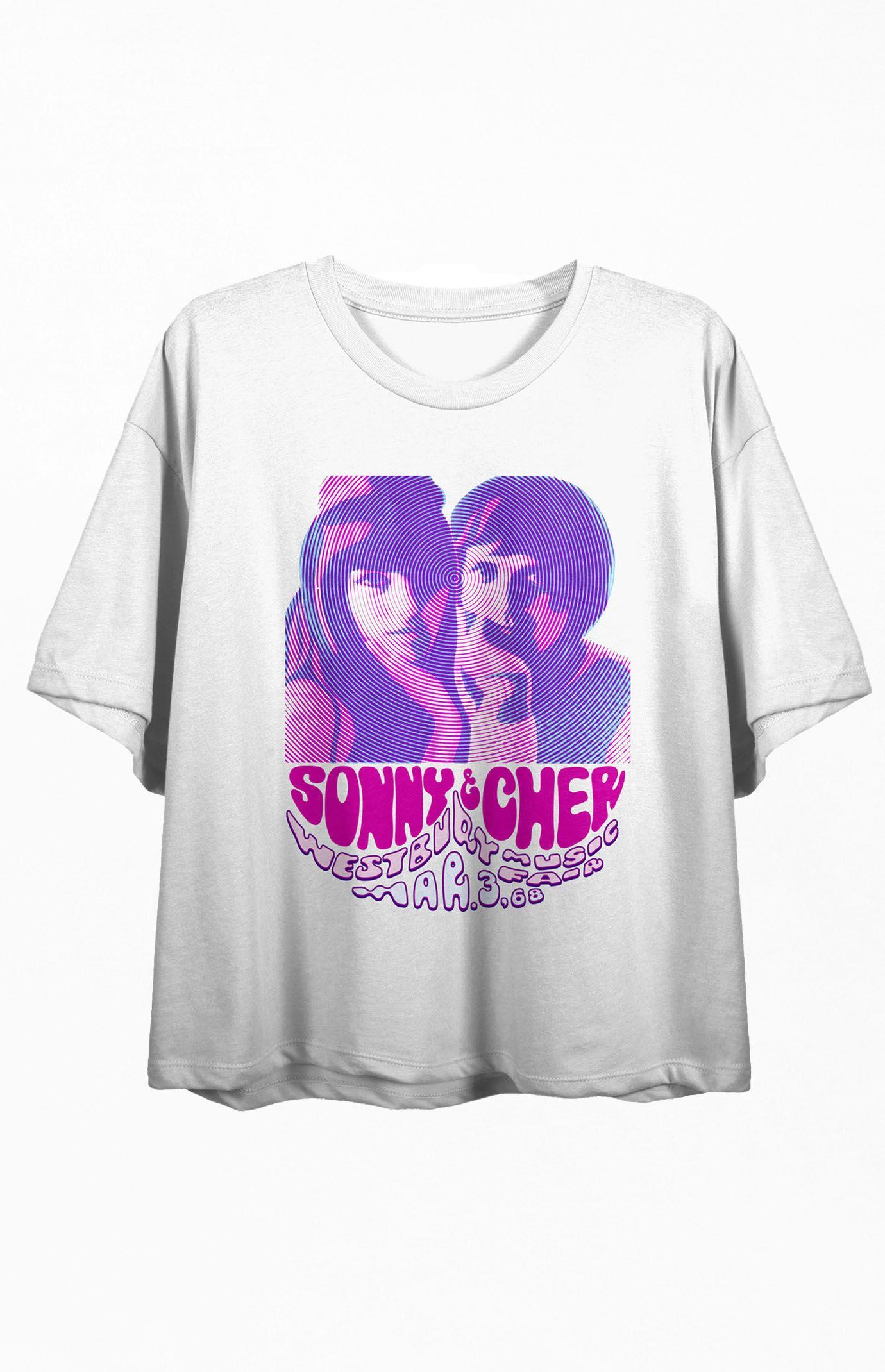 Women's Westbursy Sonny & Cher T-Shirt Product Image