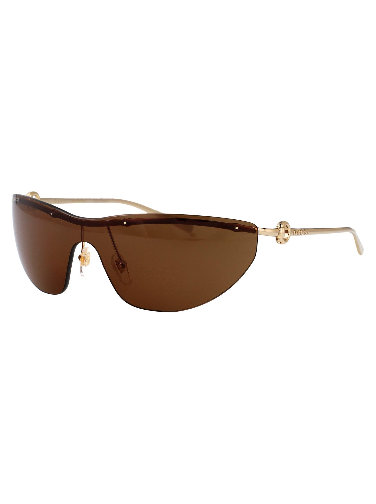 GUCCI Sunglasses In Gold-gold-brown Product Image