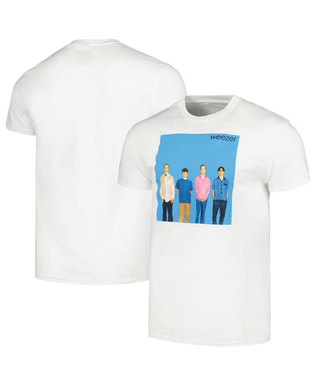 Mens White Weezer T-shirt Product Image