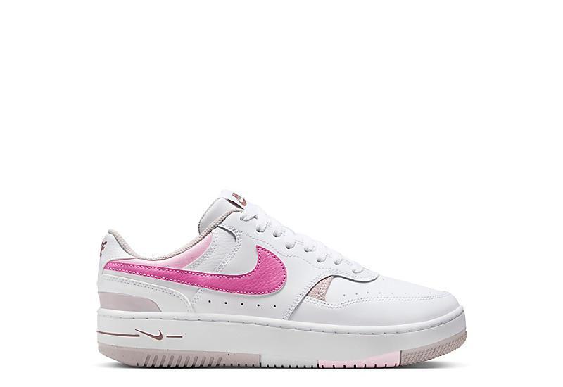 Nike Womens Nike Gamma Force - Womens Basketball Shoes White/Purple/Pink Product Image