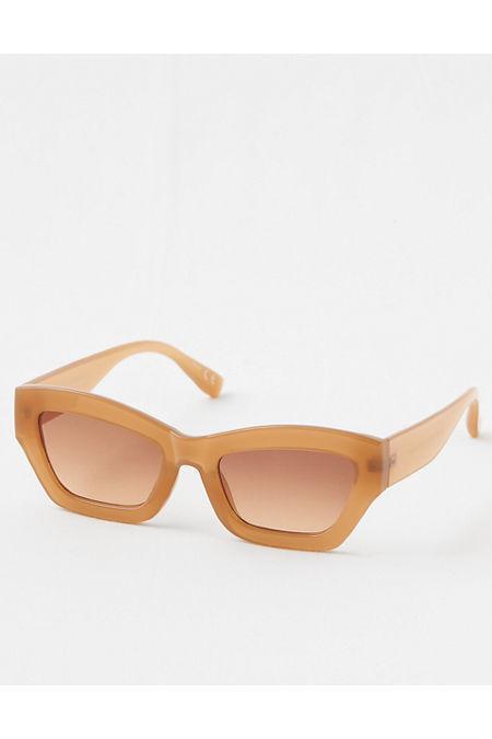 Aerie Cateye Sunglasses Women's Brown One Size Product Image