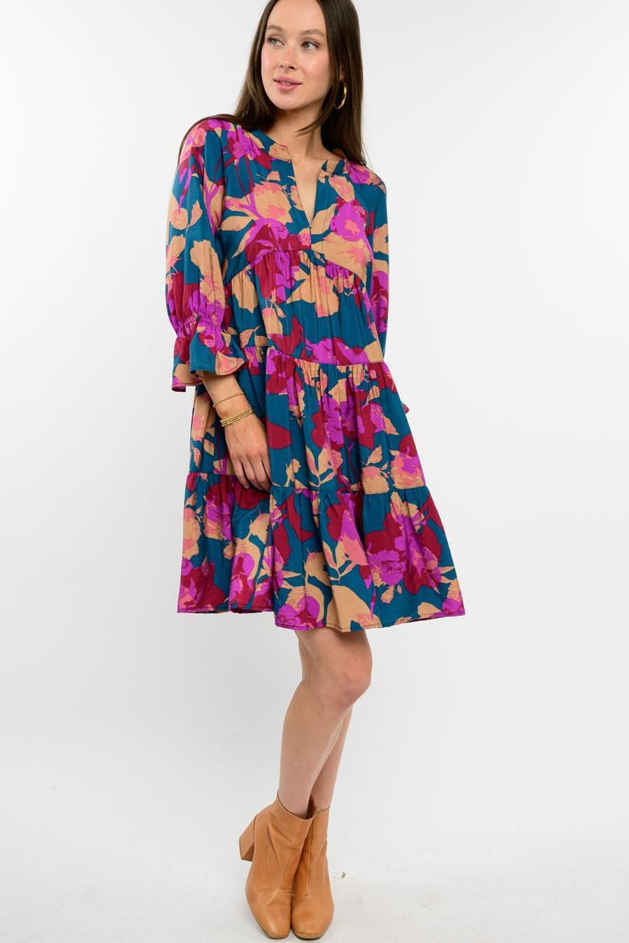 Exploding Roses Dress Product Image