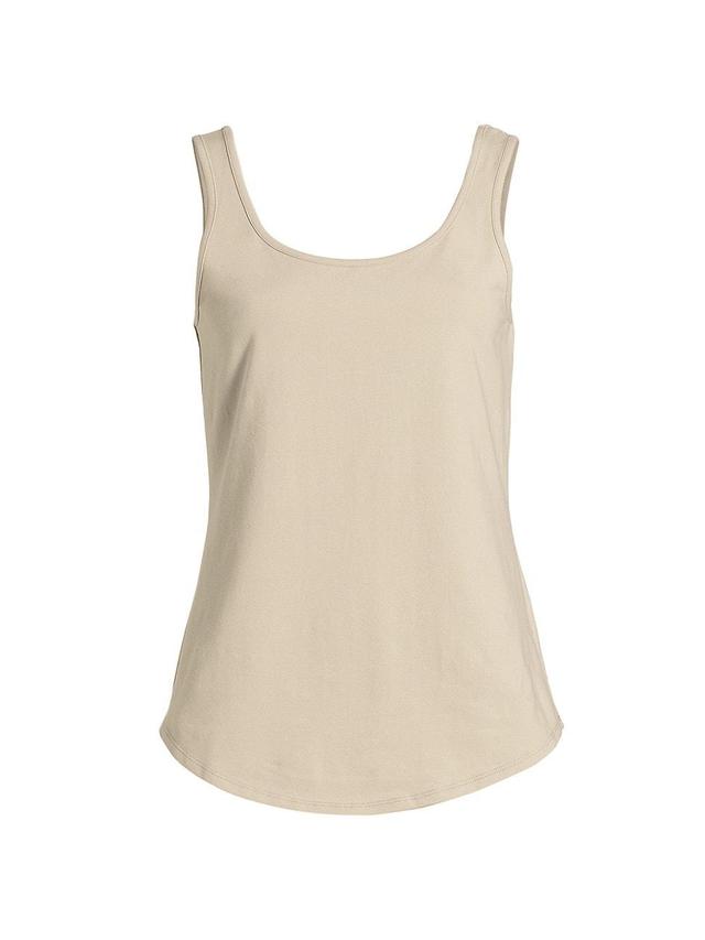 Womens Stretch Cotton Tank Top Product Image