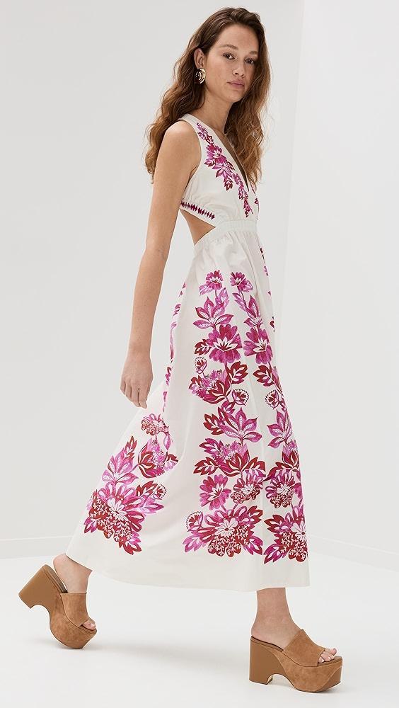 FARM Rio Flowerful Birds Off White Dress | Shopbop Product Image