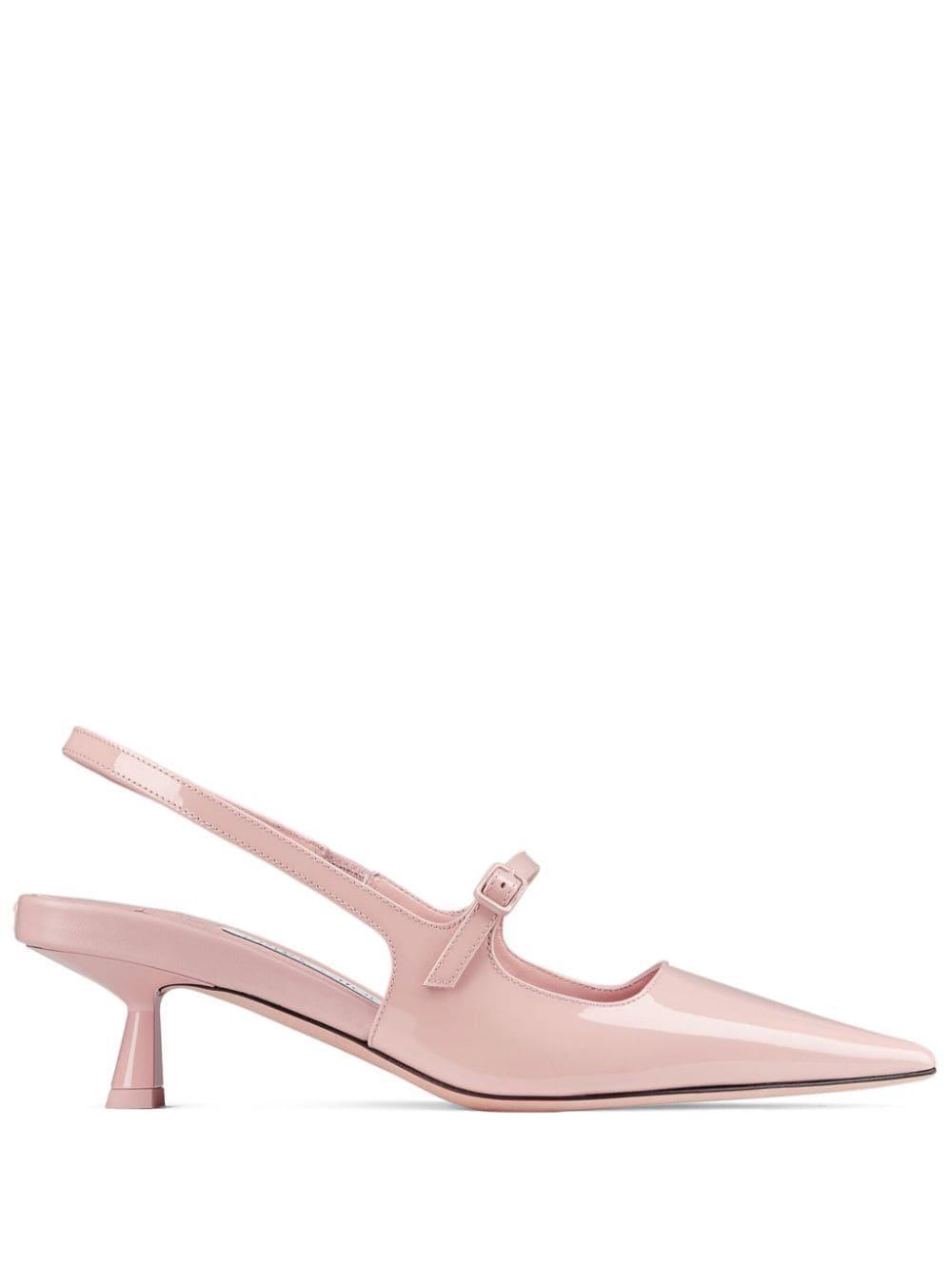 Didi Leather Mary Jane Slingback Pumps In Macaron Product Image