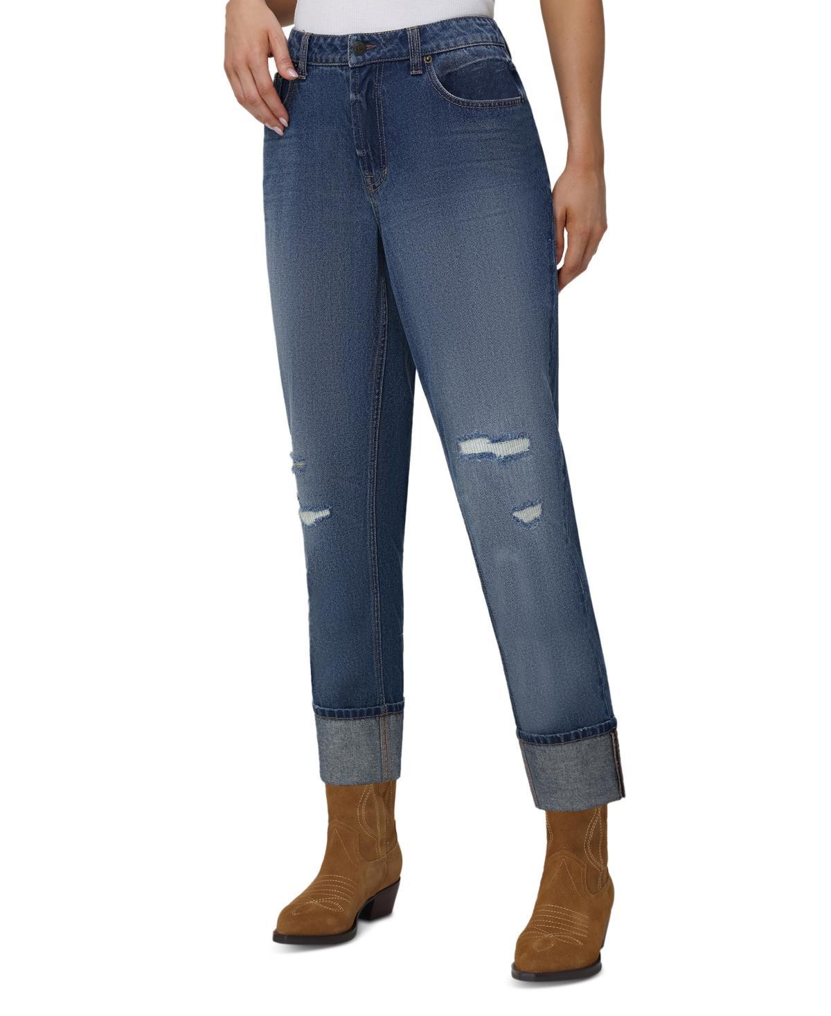 Frye Womens Mid-Rise Straight-Leg Jeans product image