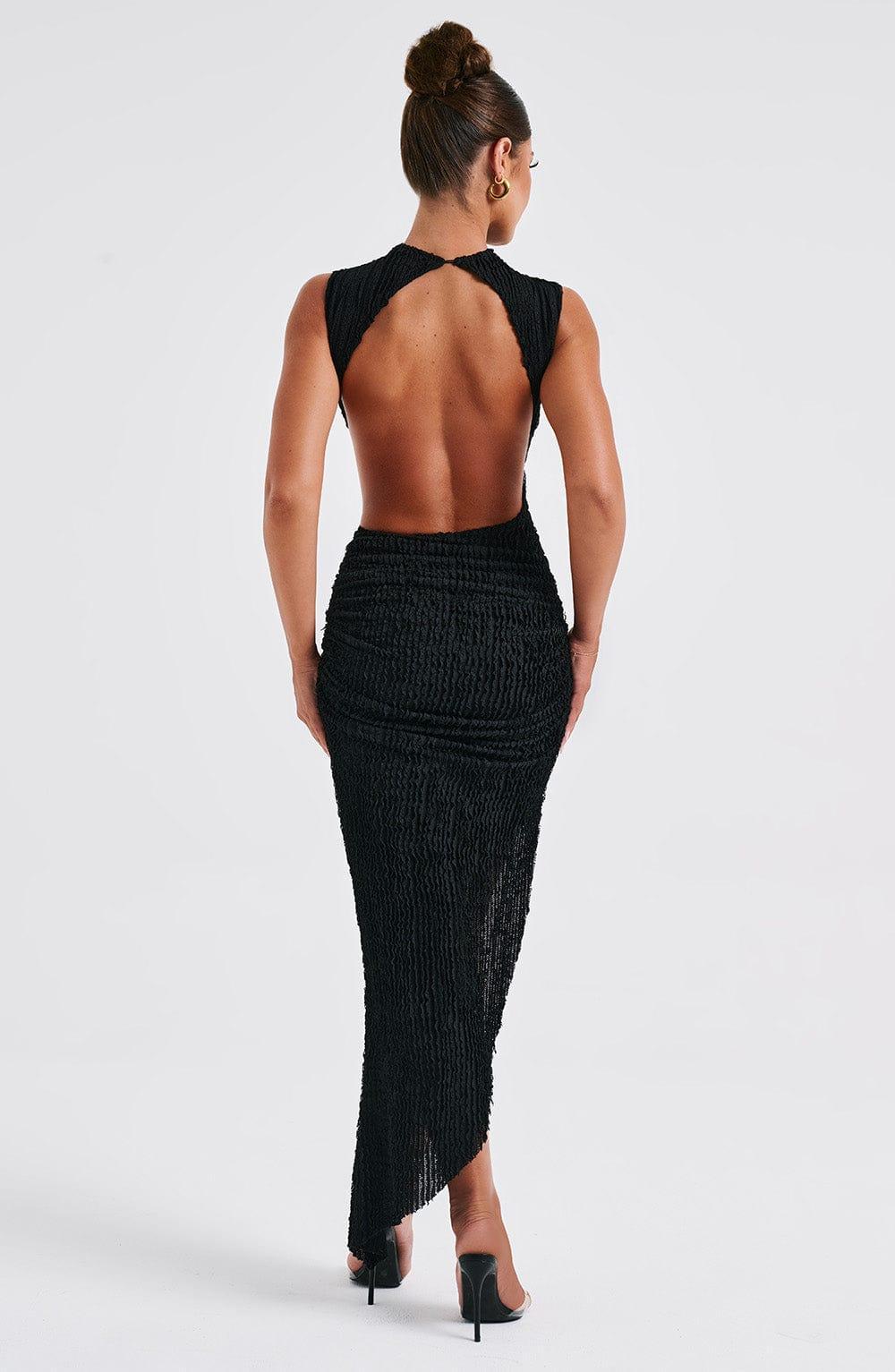 Aphrodite Midi Dress - Black Product Image