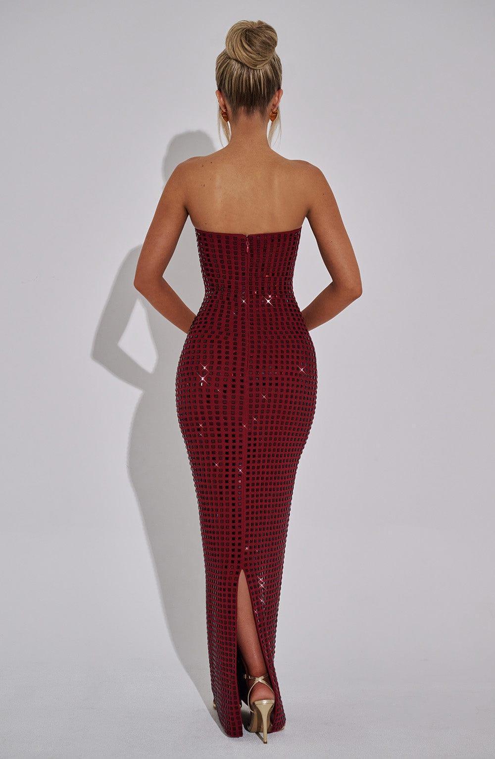 Neriah Maxi Dress - Wine Product Image