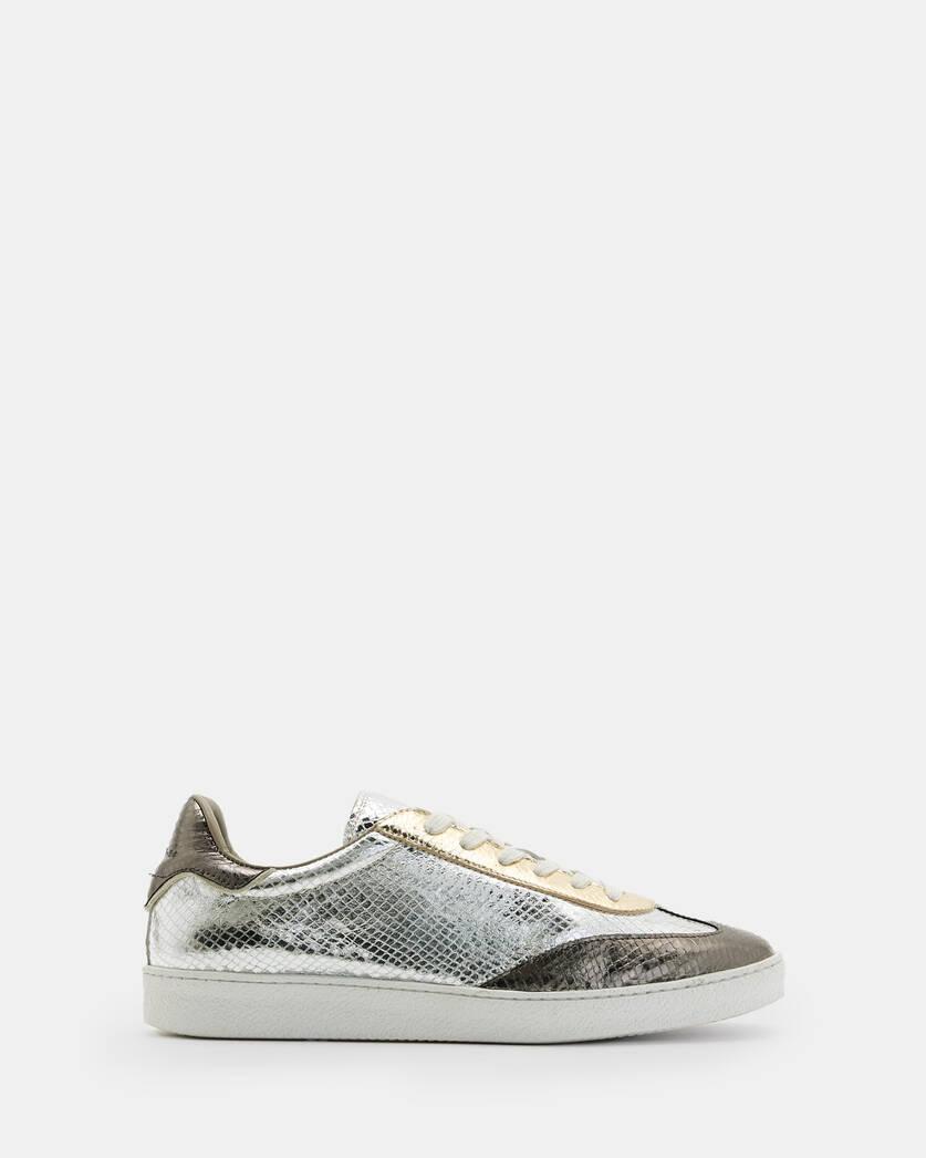 Thelma Metallic Leather Low Top Sneakers Product Image