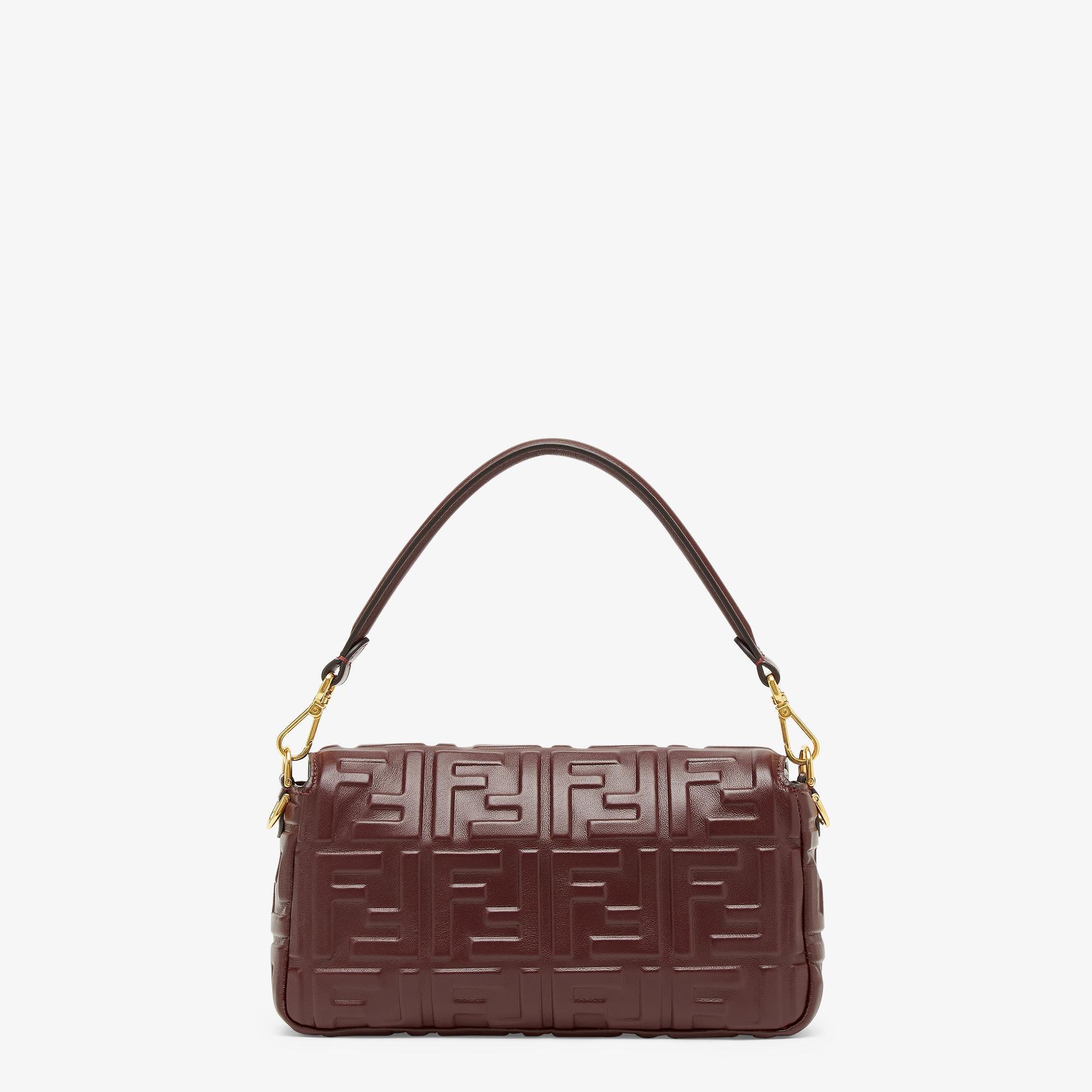 BaguetteBurgundy nappa leather bag Product Image