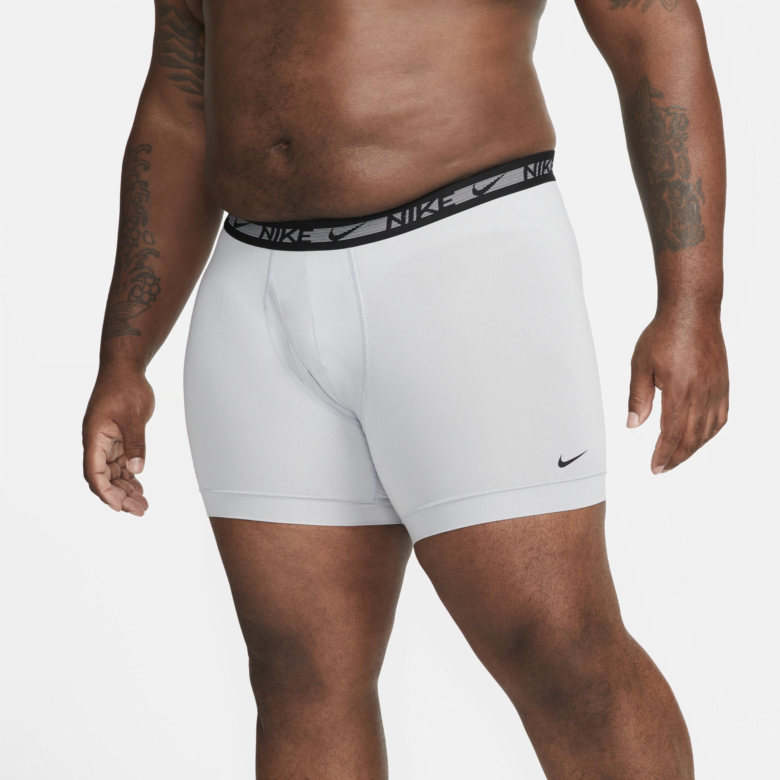 Nike Men's Dri-FIT Ultra-Stretch Micro Boxer Briefs (3-Pack) Product Image