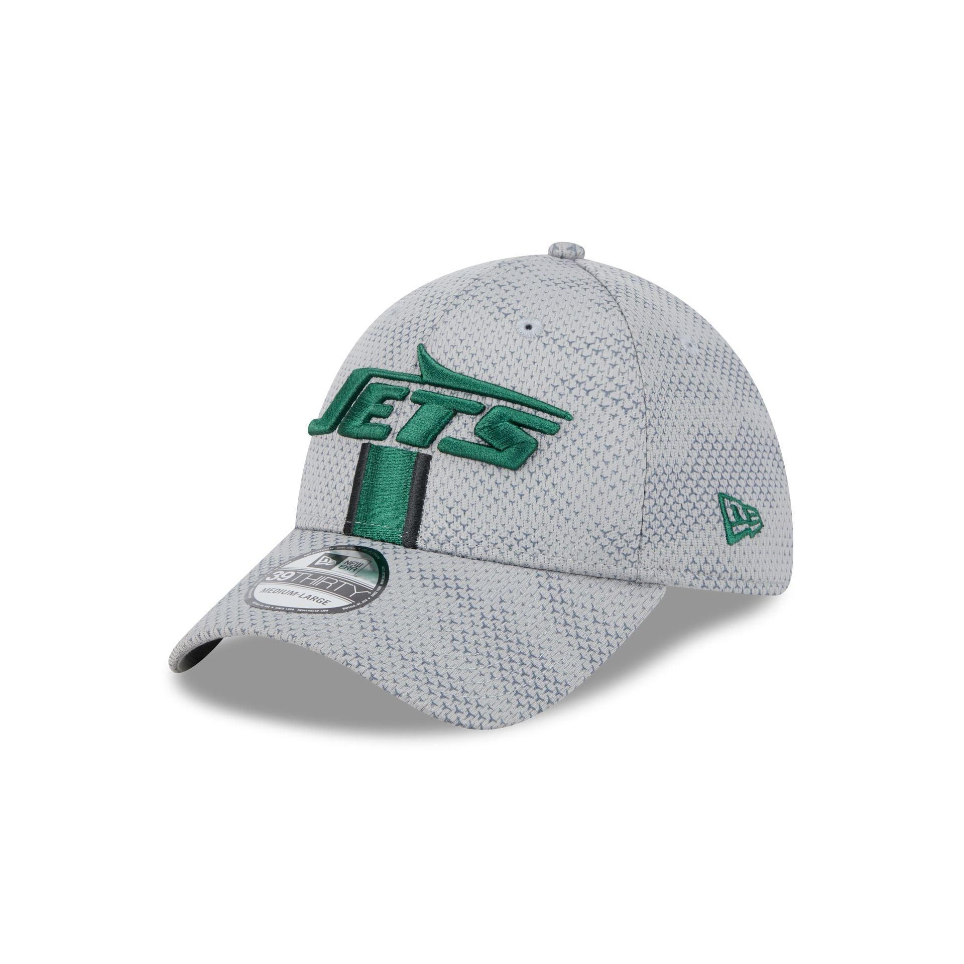 New York Jets 2024 Sideline Gray 39THIRTY Stretch Fit Hat Male Product Image