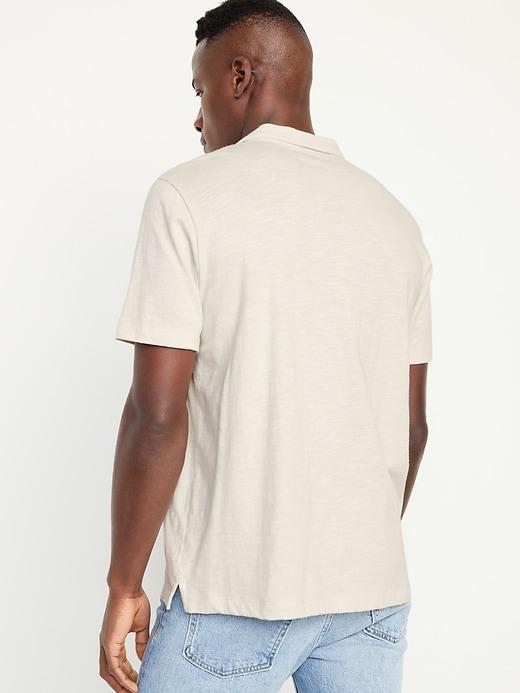 Classic Fit Slub-Knit Polo Product Image