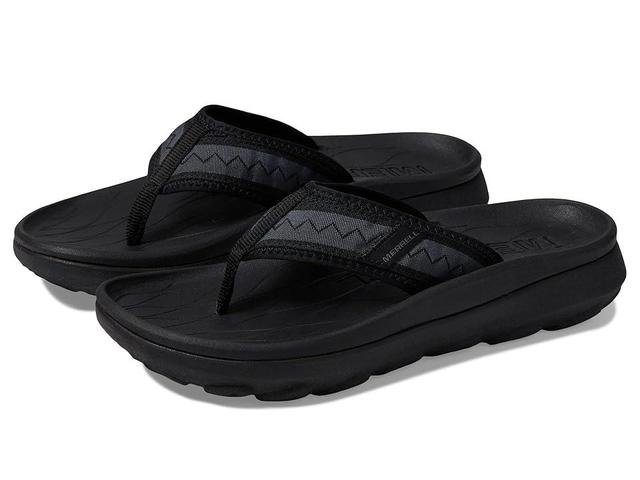 Merrell Hut Ultra Flip Black) Women's Shoes Product Image