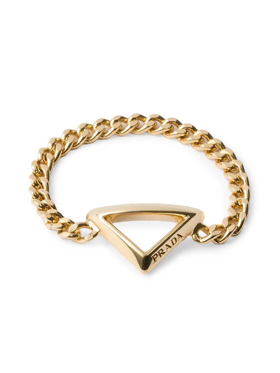 Womens Metal Chain Ring Product Image