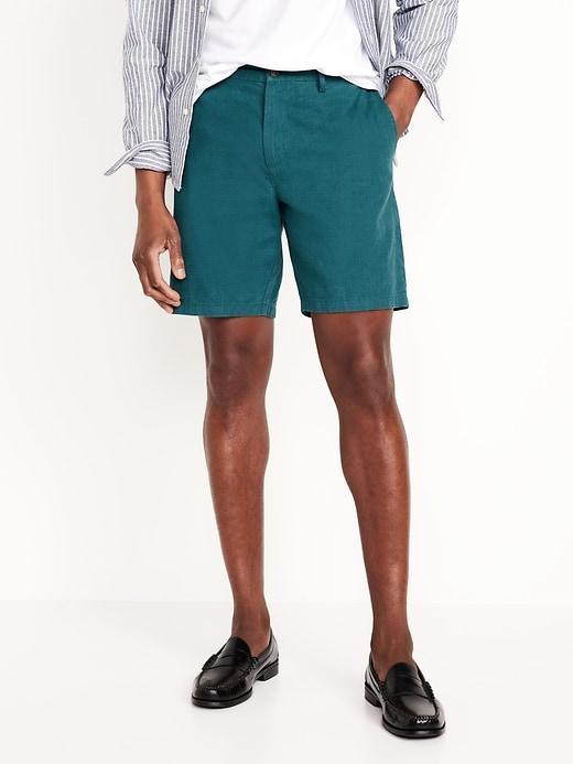 Rotation Chino Linen-Blend Shorts -- 8-inch inseam Product Image