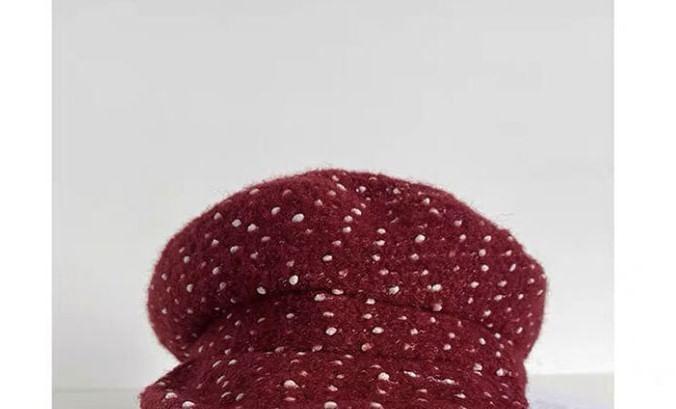 Dotted Beret Hat Product Image