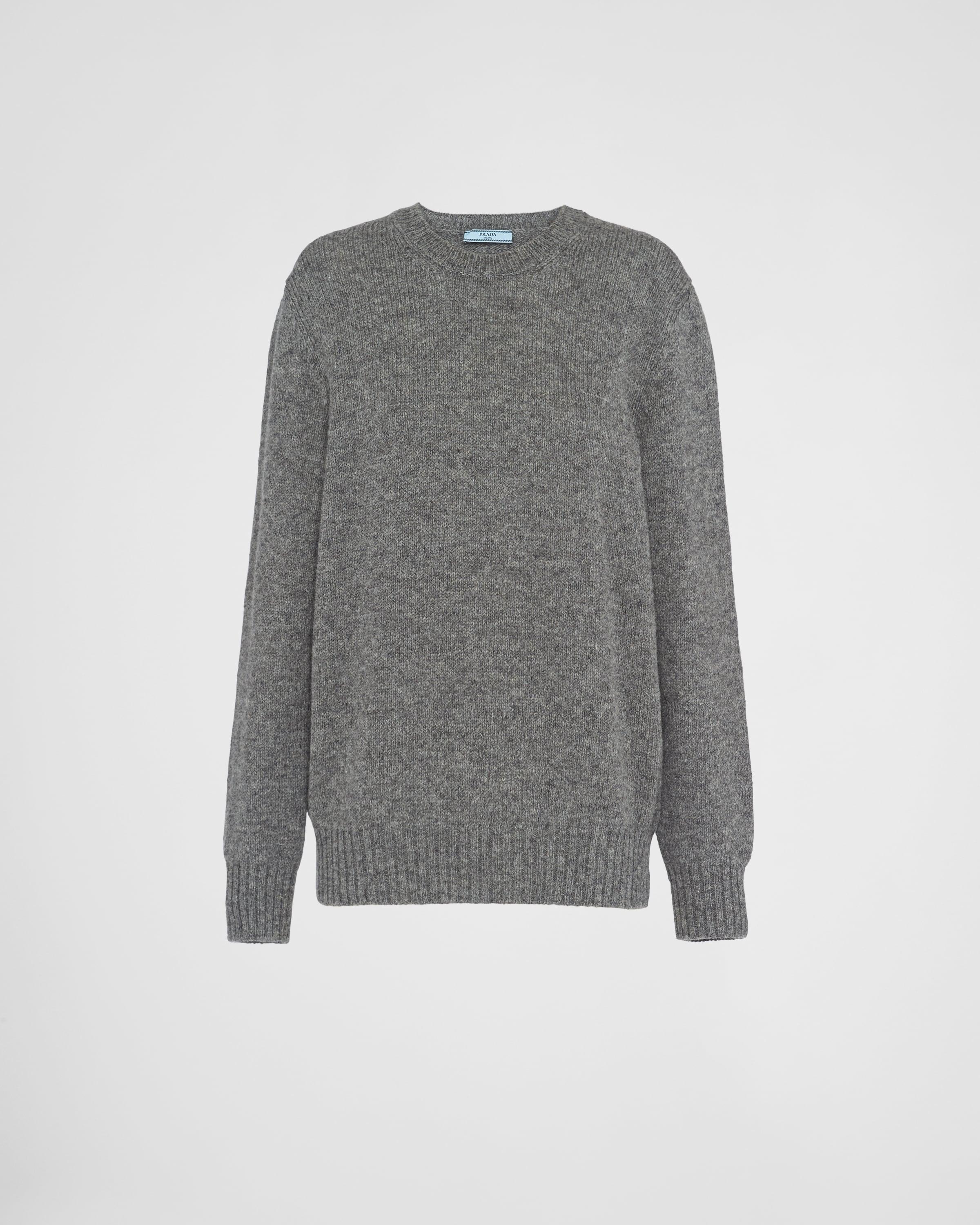 Wool and cashmere crew-neck sweater Product Image