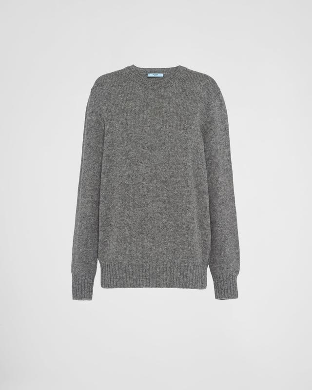 Wool and cashmere crew-neck sweater Product Image