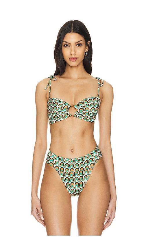 Tori Ties Bandeau Bikini Top Product Image