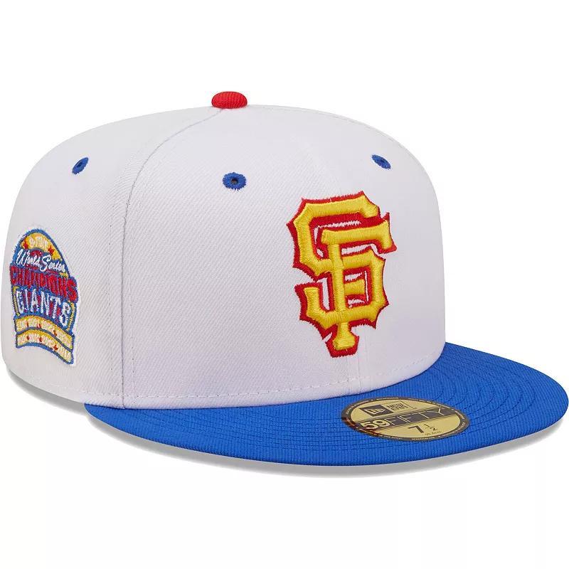 Mens New Era /Royal San Francisco Giants 8-Time World Series Champions Cherry Lolli 59FIFTY Fitted Hat Product Image