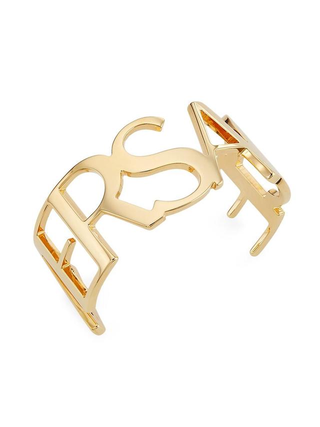 Womens Versace Goldtone Cuff - Gold - Size Medium Product Image